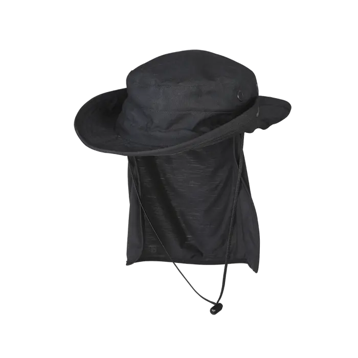 BOONIE, TRU BLK 2.5 P/C R/S W/NECK PROTECTOR, OSFM