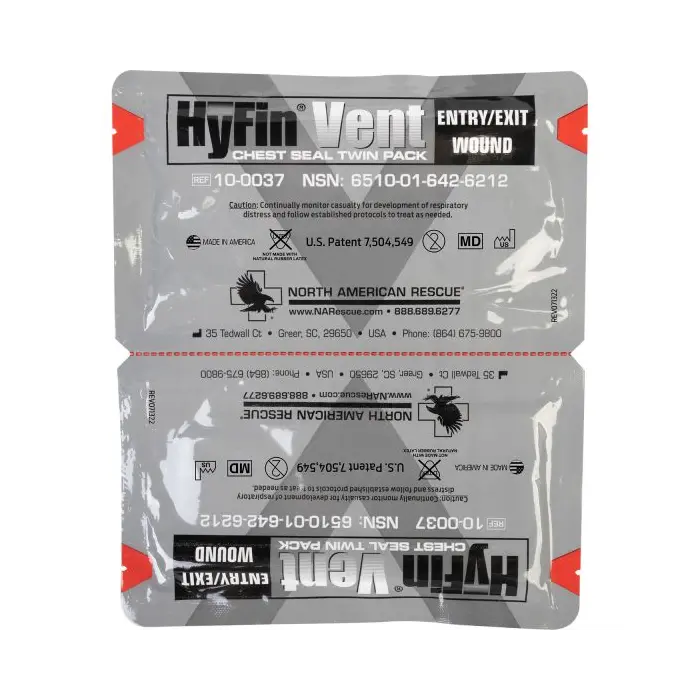 HyFin Vent Chest Seal - Twin Pack