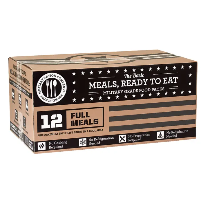 MRE BASIC - CASE OF 12 MEALS
