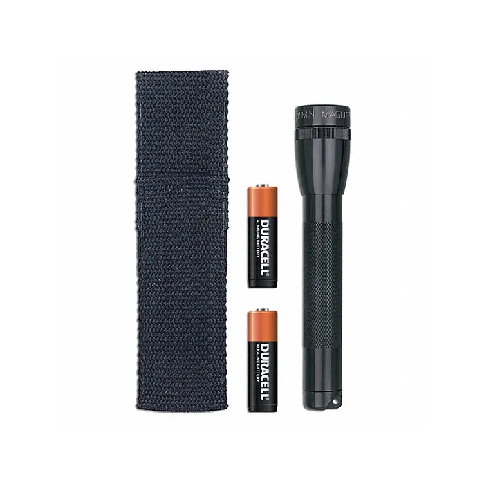 2 AA-Cell Mini Flashlight w/ Holster
