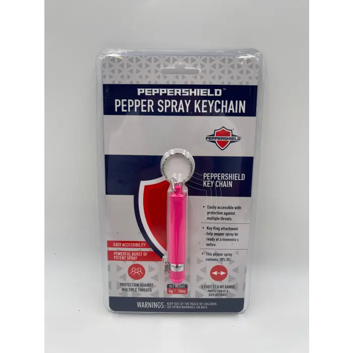 Peppershield Keychain Guard 1/2oz - Pink