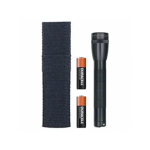[M2A01H] 2 AA-Cell Mini Flashlight w/ Holster