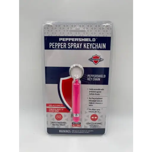 [CC-PS-KEYCHAIN-P] Peppershield Keychain Guard 1/2oz - Pink